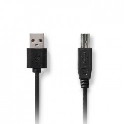 NEDIS CCGL60101BK30 Καλώδιο USB High-Speed A αρσ. - USB B αρσ., 3m.